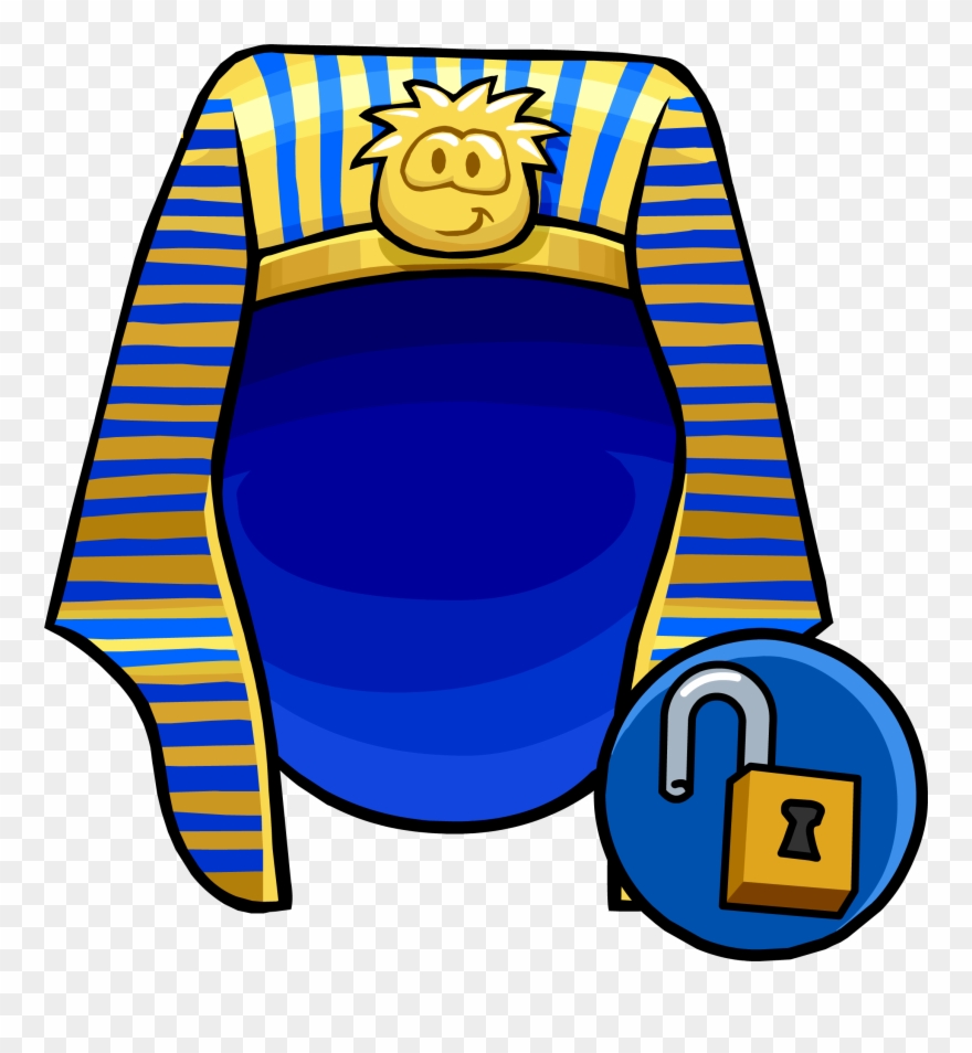 Pharaoh Headdress Unlockable Icon - Egyptian Pharaoh Headdress Png Clipart