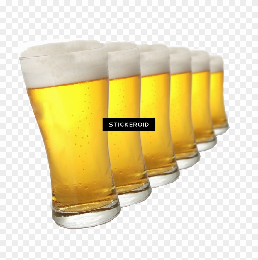Beer Pint Clipart - Transparent Pint Of Beer - Png Download