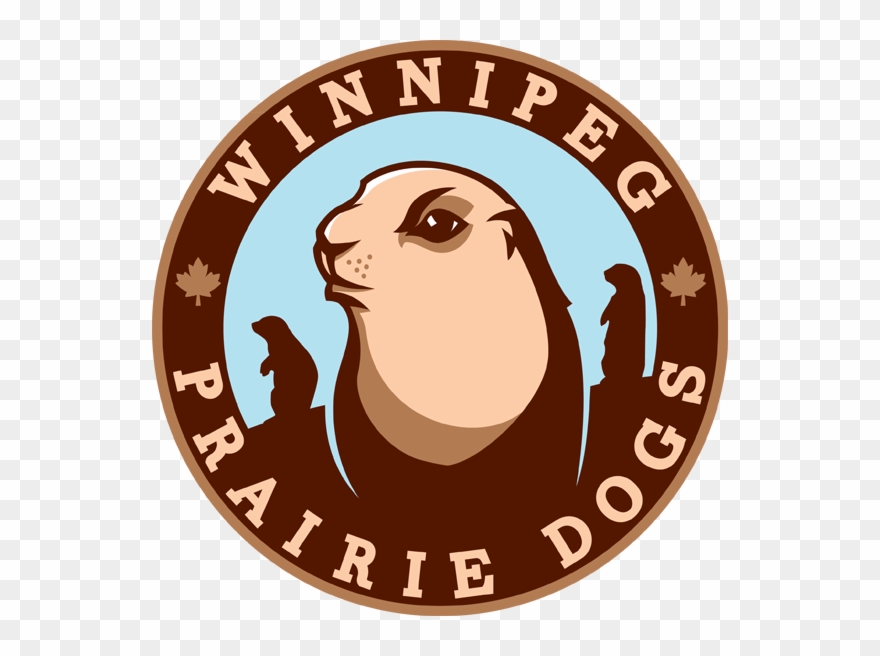 The Winnipeg Prarie Dogs' Primary Logo, Designed By - Prairie Dogs Logo Clipart