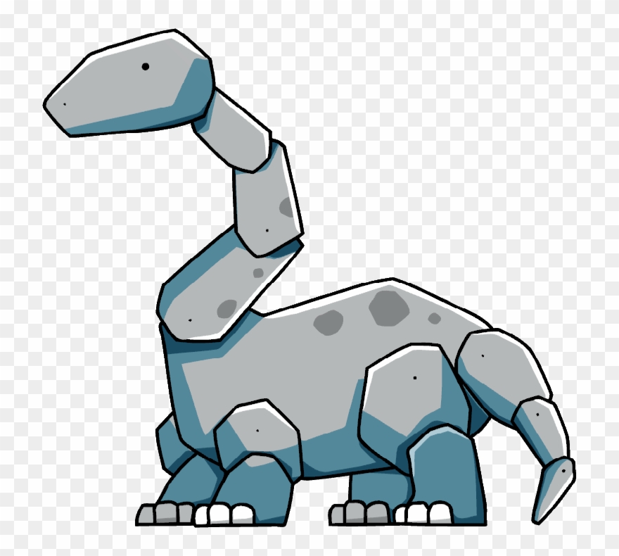 Dinosaur Clip Apatosaurus - Scribblenauts Dinosaur - Png Download