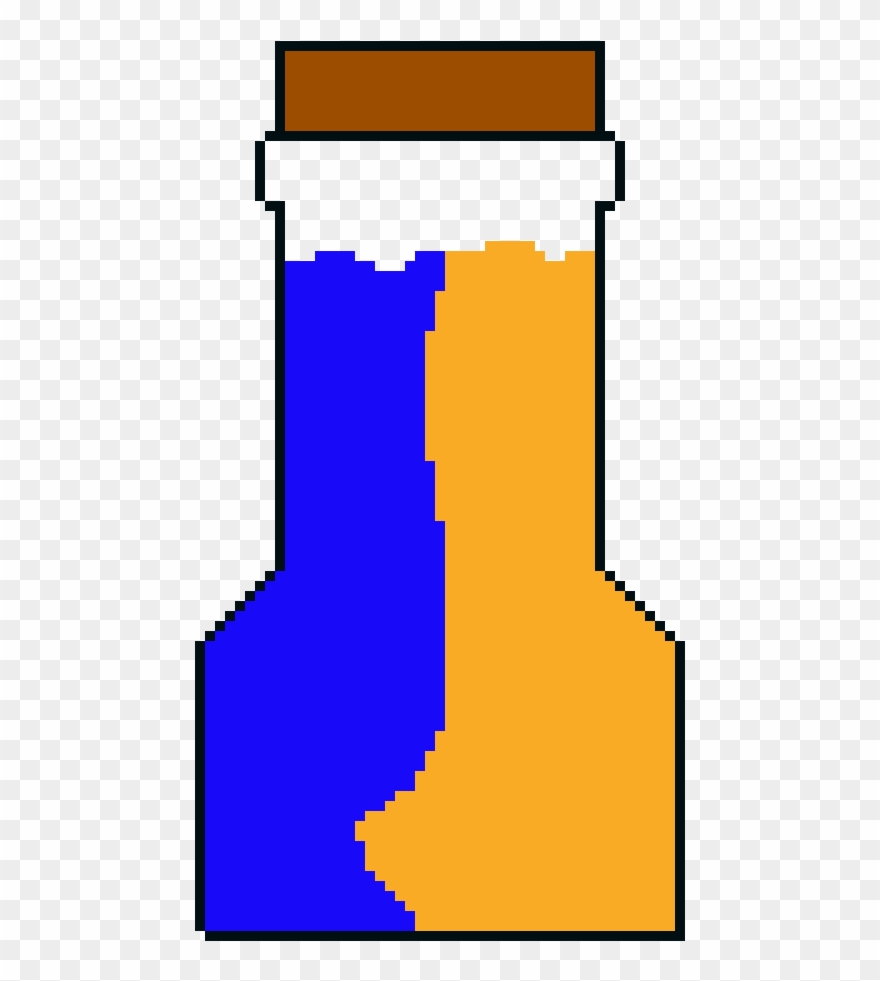 Blue And Orange Potion Clipart