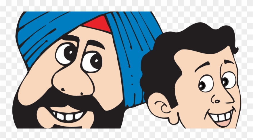 Funny Jokes - Santa And Banta Clipart