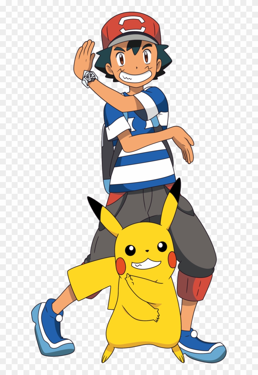 Pokemon Sun And Moon - Pokemon Sun And Moon Ash Team Clipart