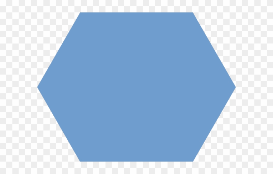 Hexagon Clipart Real - Horizontal Hexagon - Png Download