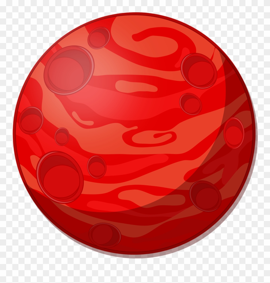 Cartoon Cosmos Mars Planet Red Png Image - Mars Clipart Transparent Png