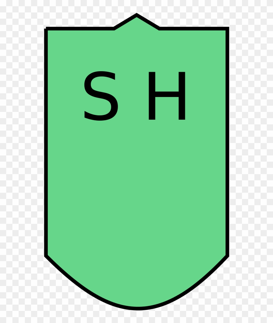 Road Marker In Sh - State Highway Symbol India Clipart
