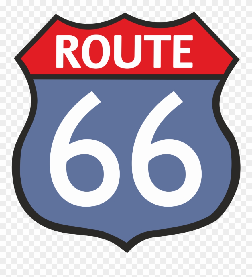 Route - Route 66 Icon Clipart