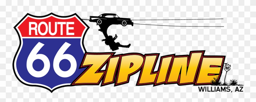 Family - Route 66 Zipline Clipart