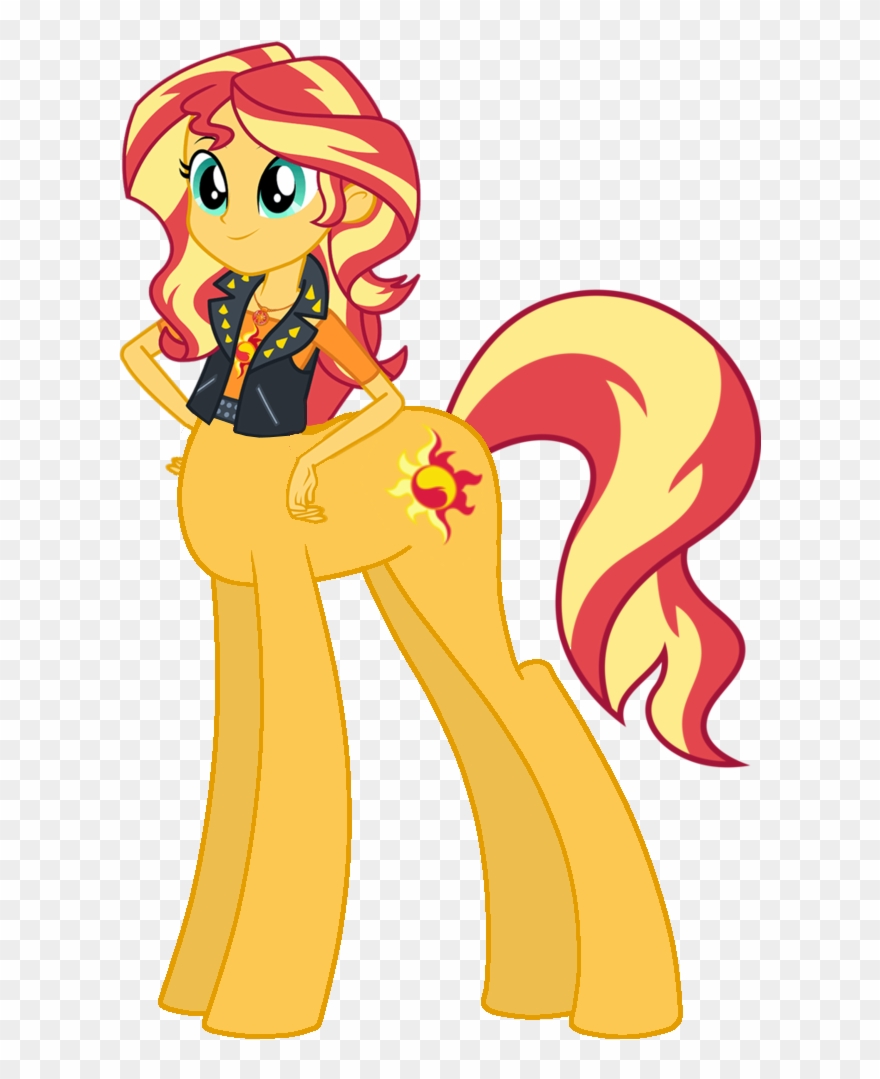 196 Kb Png - Sunset Shimmer My Little Pony Equestria Girls Looking Clipart