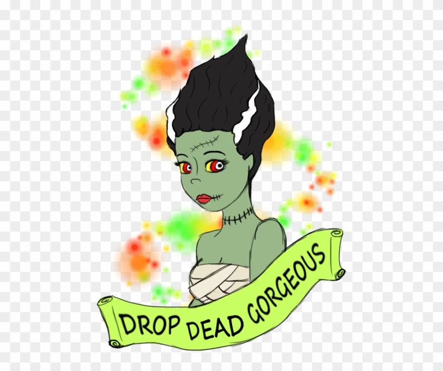 S Monster Bride Pin - The Monster Clipart