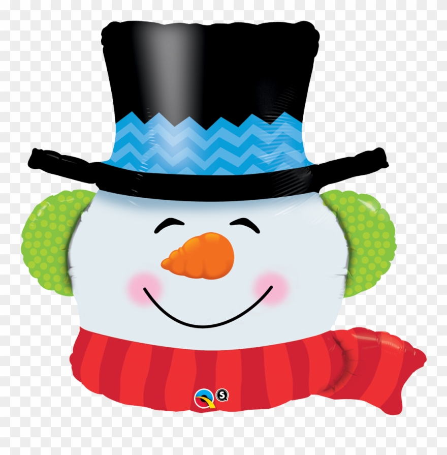 Globo Muñeco Nieve Clipart