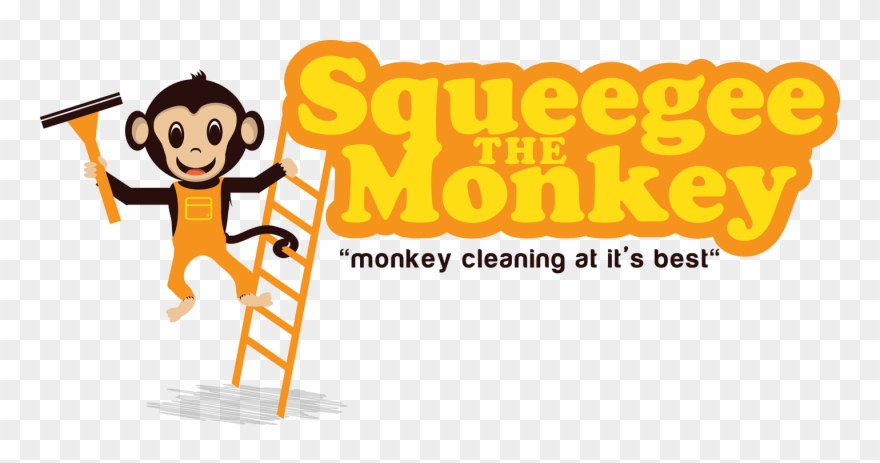 Monkey Squeegee Clipart