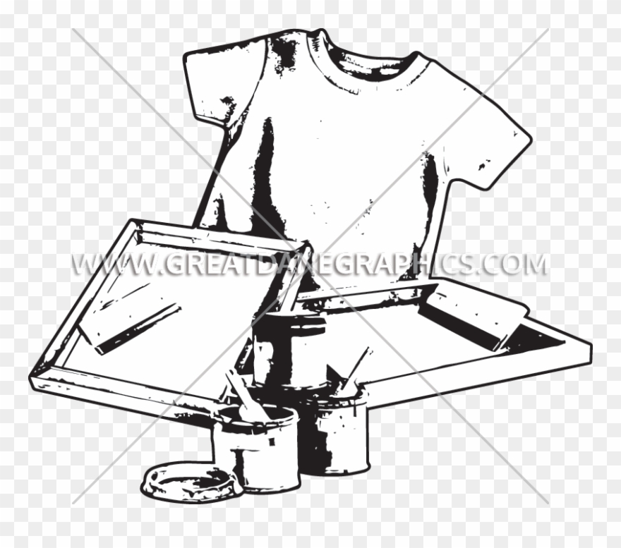 Clipart For Screen Printing - Png Download