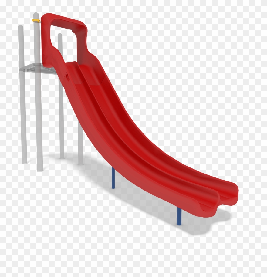 Double Swoosh Slide - Slide Playground Png Clipart