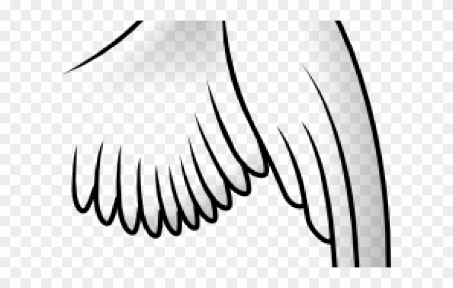 Wings Tattoos Clipart Mouth - Bird Wings Clipart Black And White - Png Download