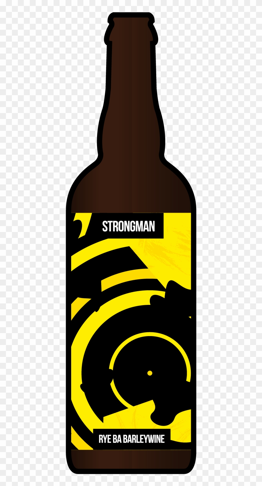 Magic Rock Strongman Rye Bottle - Barley Wine Clipart