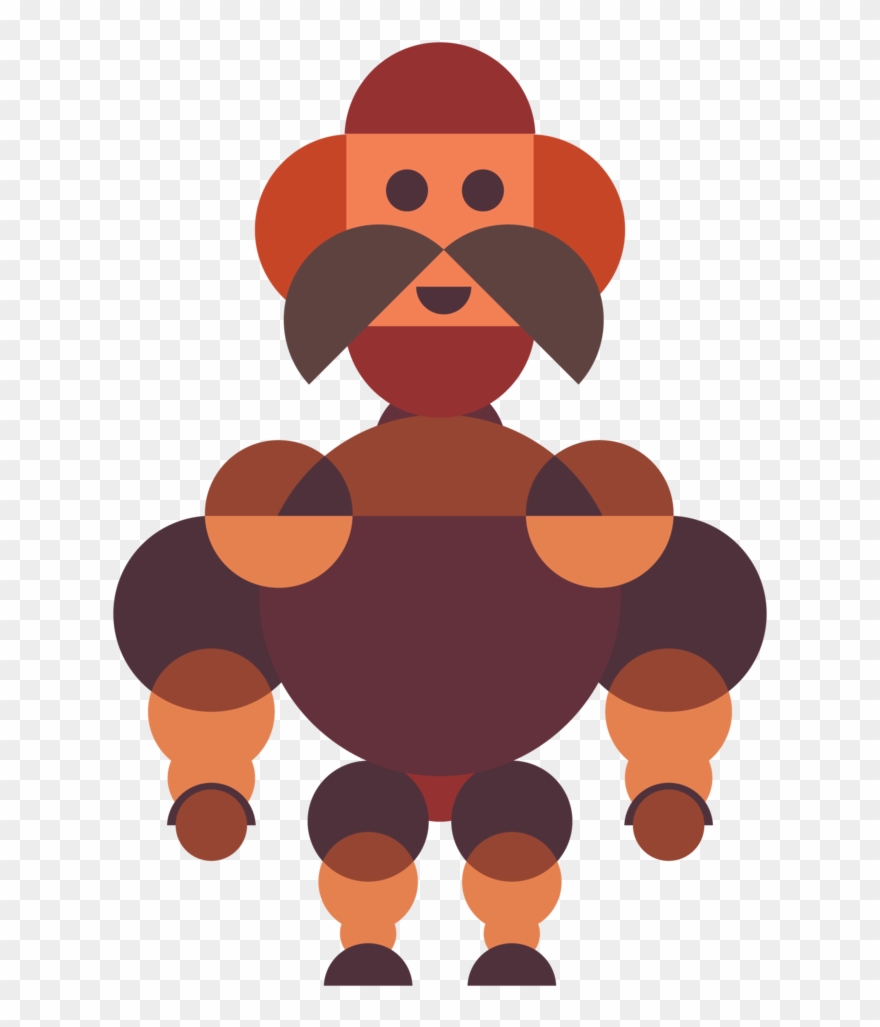 Strong Man Men's Printed Vest - Spreadshirt Clipart