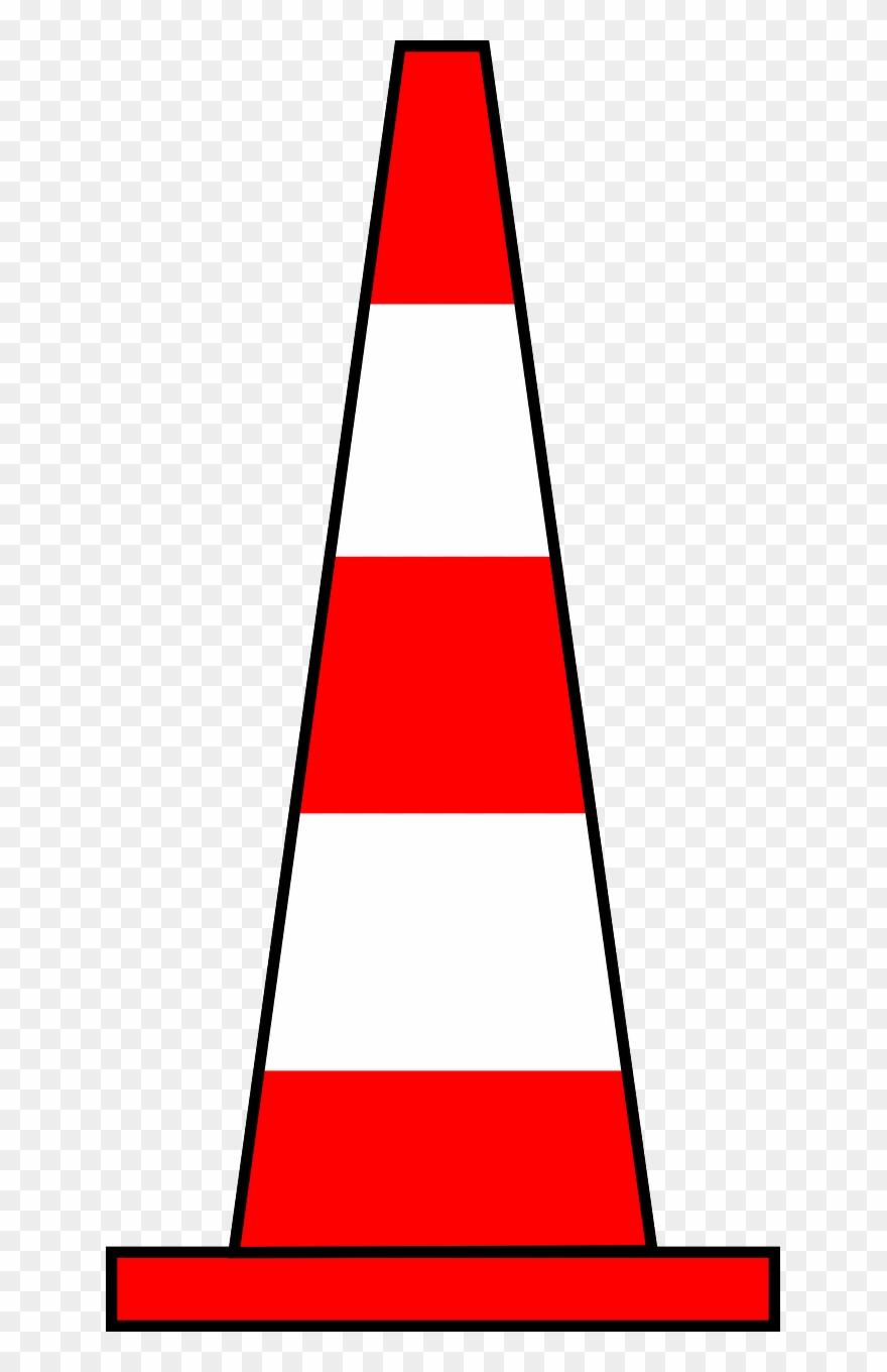 Traffic Cone Traffic Pylon Transparent Image - Cono De Transito Dibujo Clipart