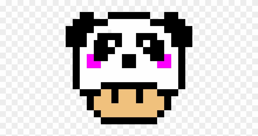 Toad In A Panda Hat Clipart