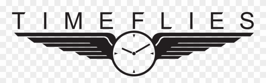Time Flies Clip Art - Png Download
