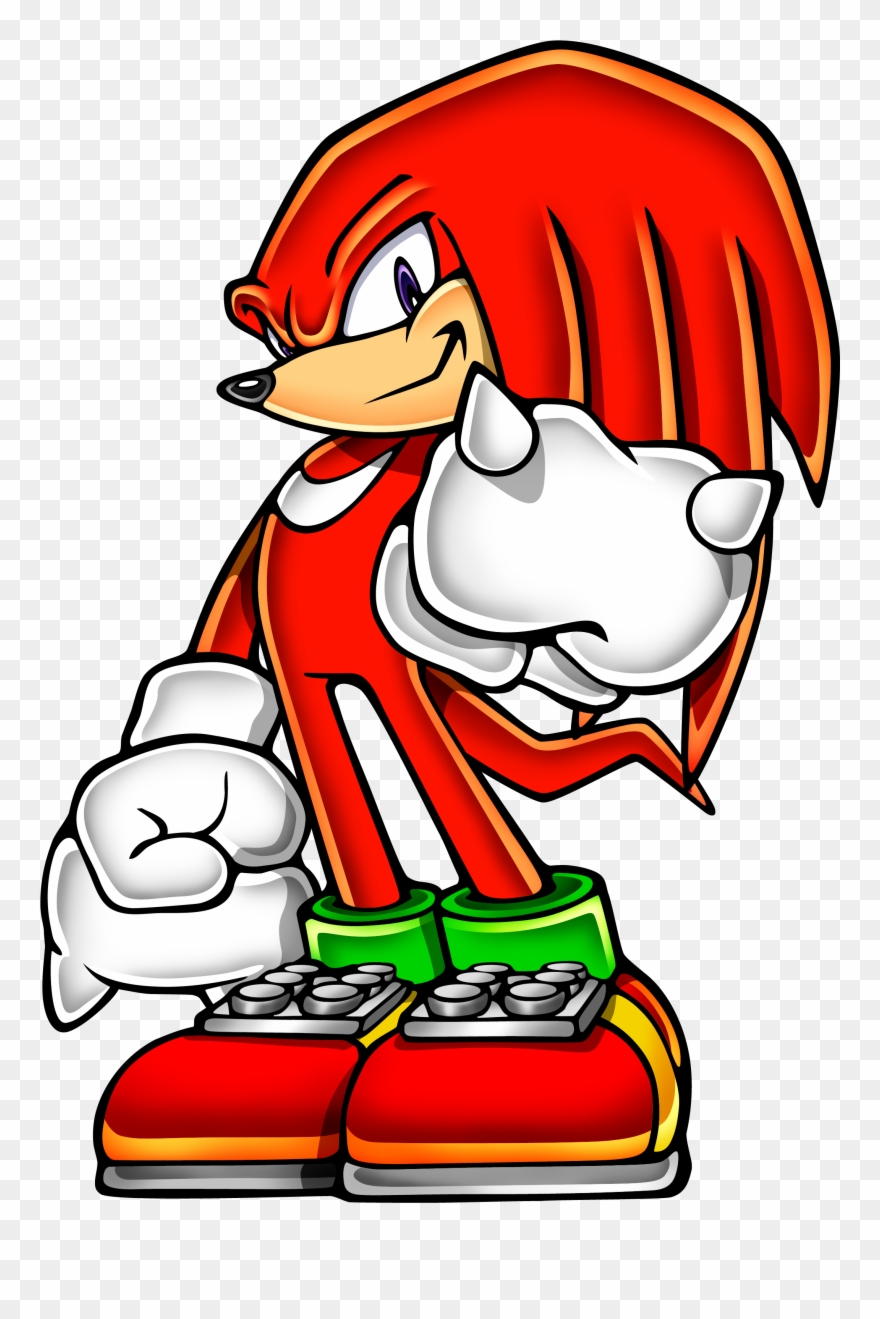 Advance Knuckles - Sonic The Hedgehog Knuckles Clipart