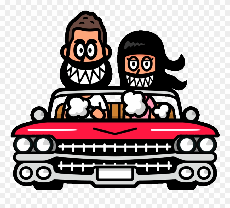 Driving On The Road Sticker By Naeleck - Driving Clip Art Giphy - Png Download