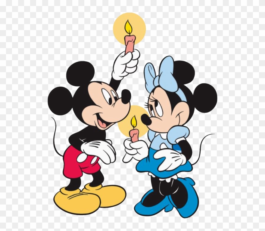 Constitution Clipart Animated - Mickey Mouse Holding A Candle - Png Download