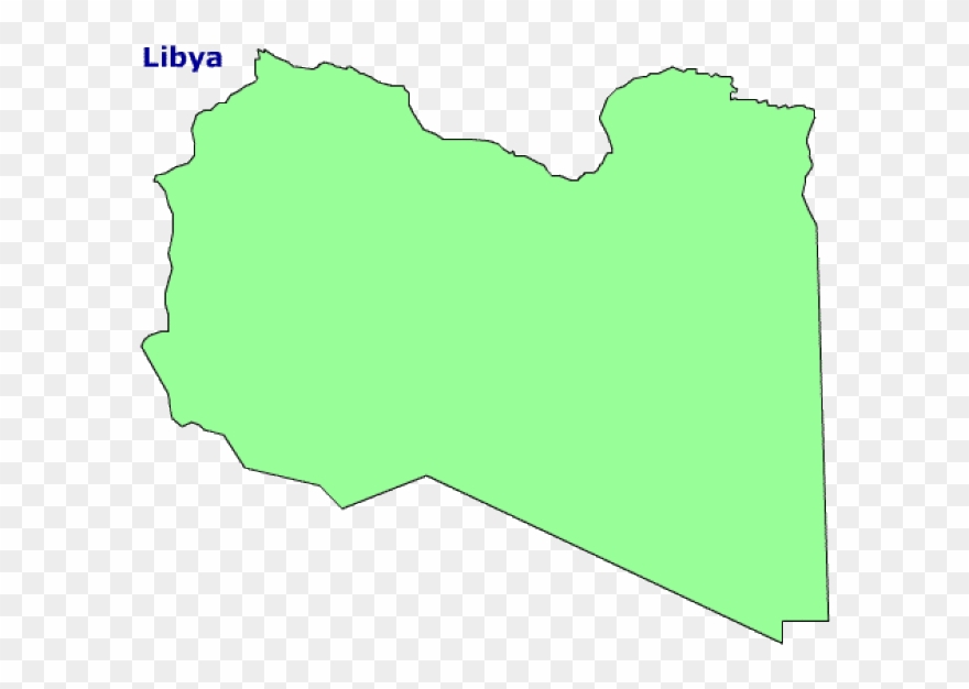 Map Of Libya Terrain Area And Outline Maps Of Libya - Libya Clipart