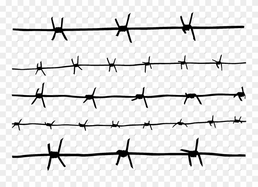 Barbwire - Barbed Wire Fence Png Clipart