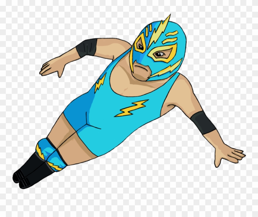 @losluchas Lucha Libre Training Tonight At The Dojo - Cartoon Clipart