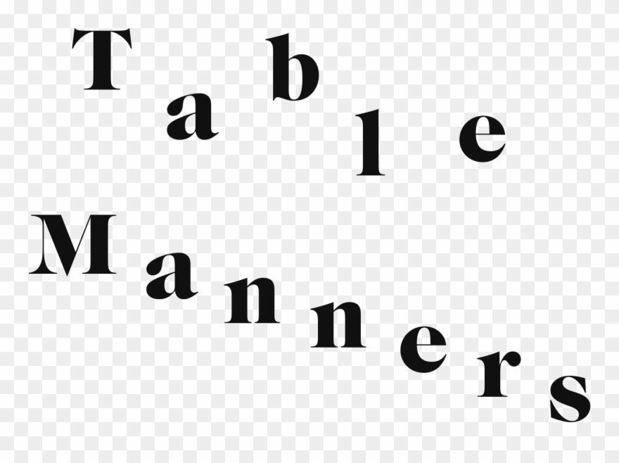 Table Manners In Twenty Minutes Clipart