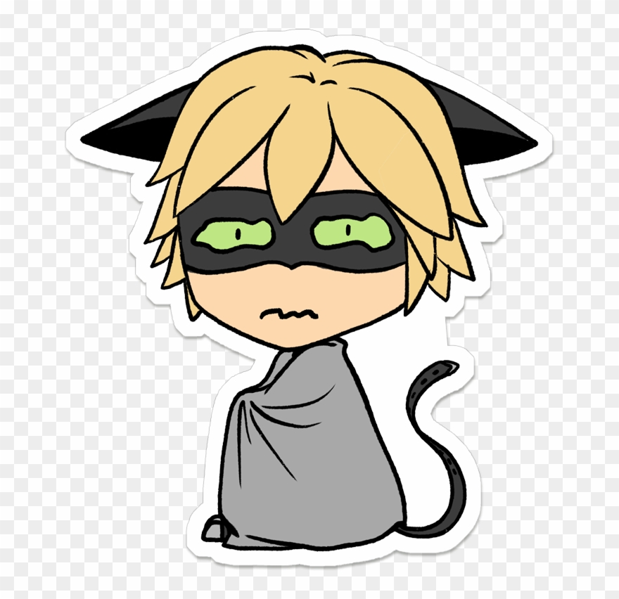 Image Of Scaredy Cat Sticker - Cartoon Clipart