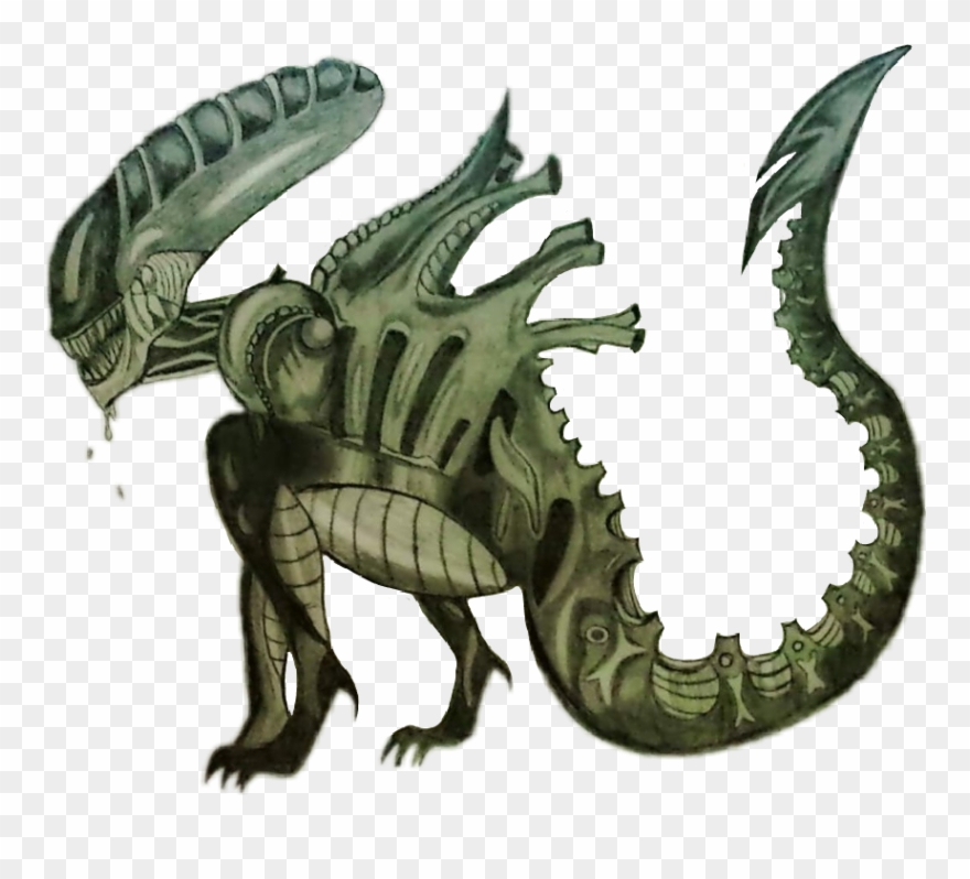 Alienstickers Alien Xenomorph Movie Drawing - Drawing Clipart