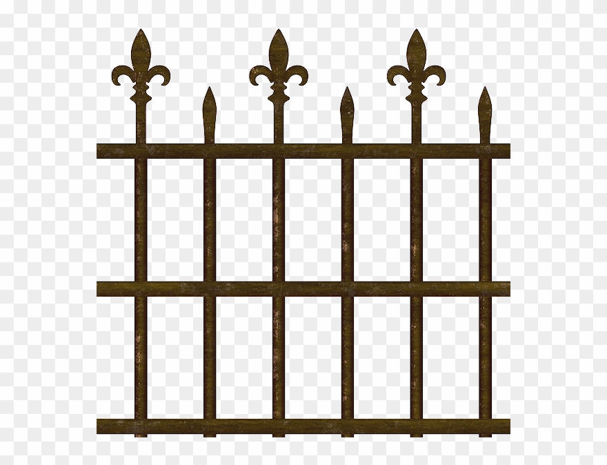Old Fence Png - Old Metal Fence Png Clipart