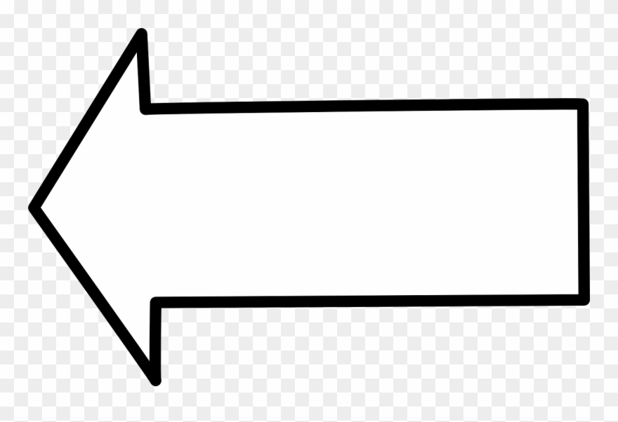Arrow Left Png White Clipart