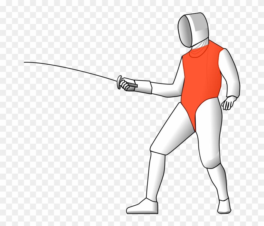 Bradford Club Beginners Target Area - Fencing Foil Target Area Clipart