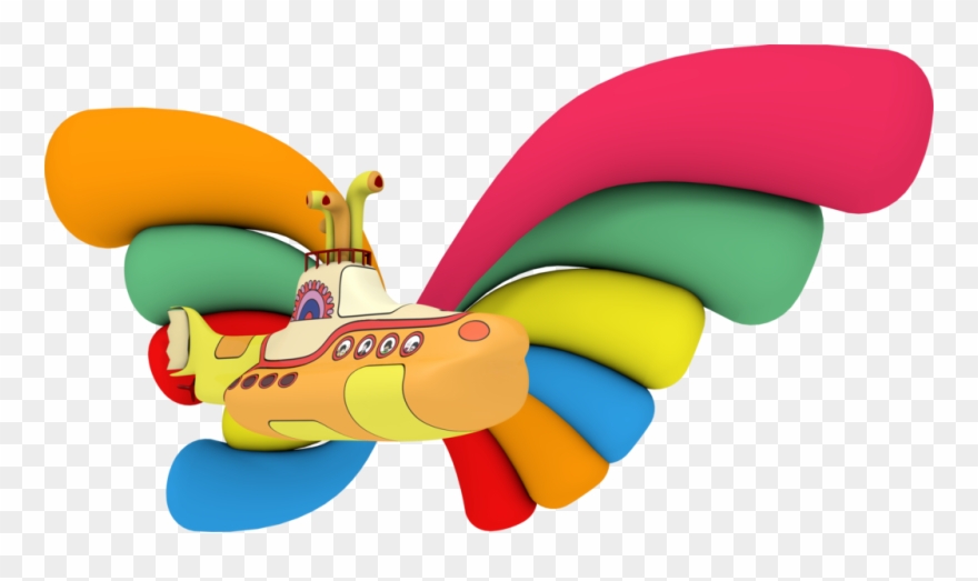 Clip Art Beatles Clip Art - Beatles Yellow Submarine Movie - Png Download