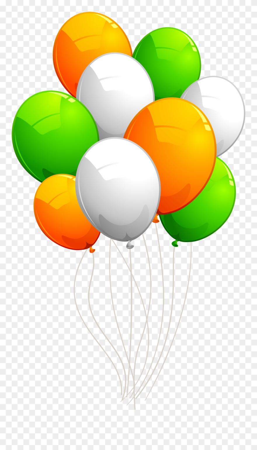 Irish Balloons Transparent Png Image - Balloons St Patrick Clipart
