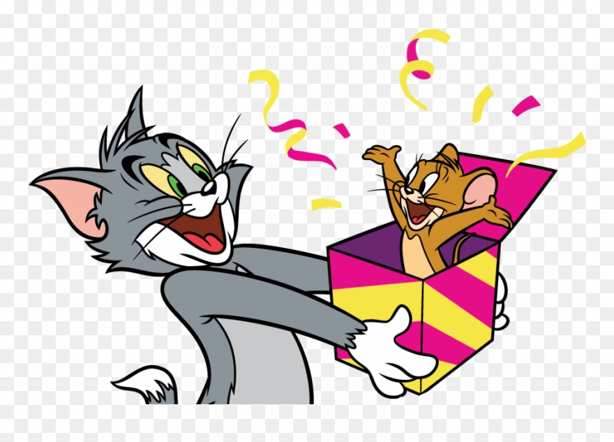 Tom N Jerry Confetti Cropped Clipart