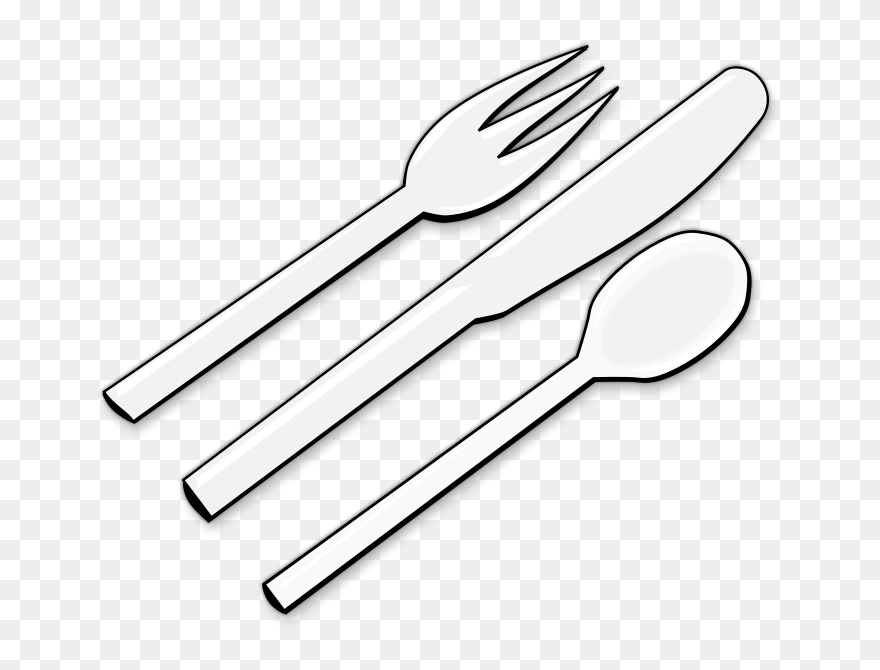 Cutlery Clipart Plastic Utensil - Cutlery Clipart - Png Download