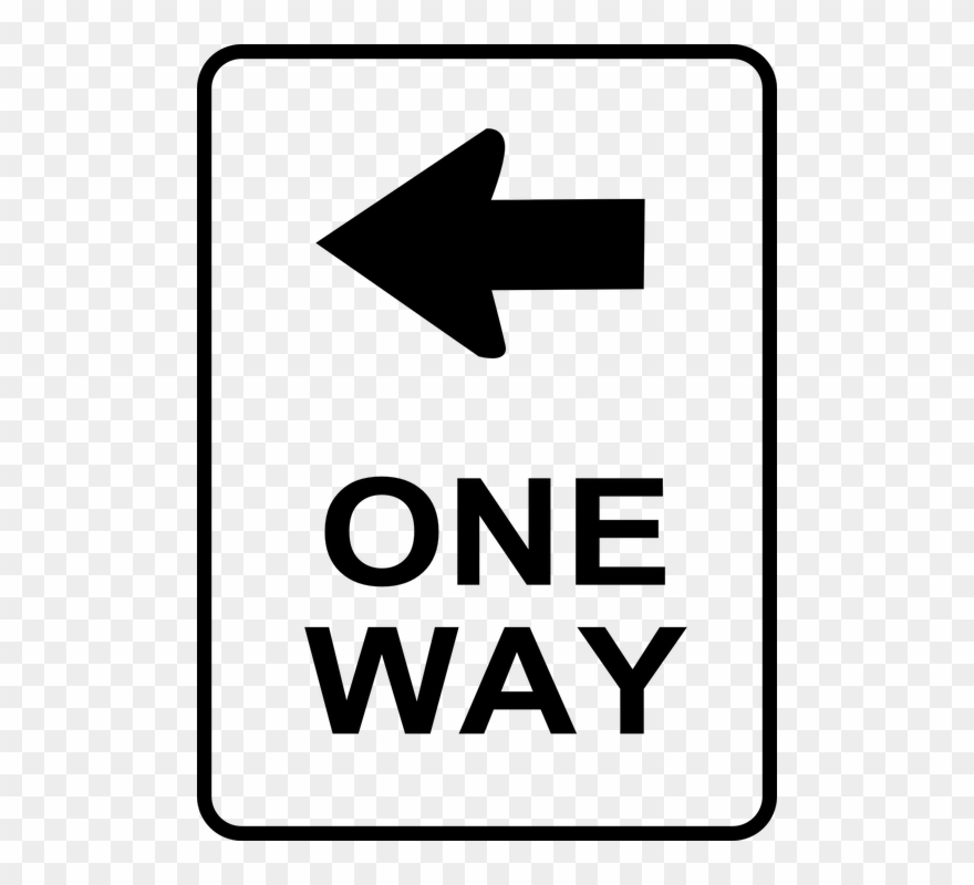 Free Vector Graphic - One Way Sign Png Clipart