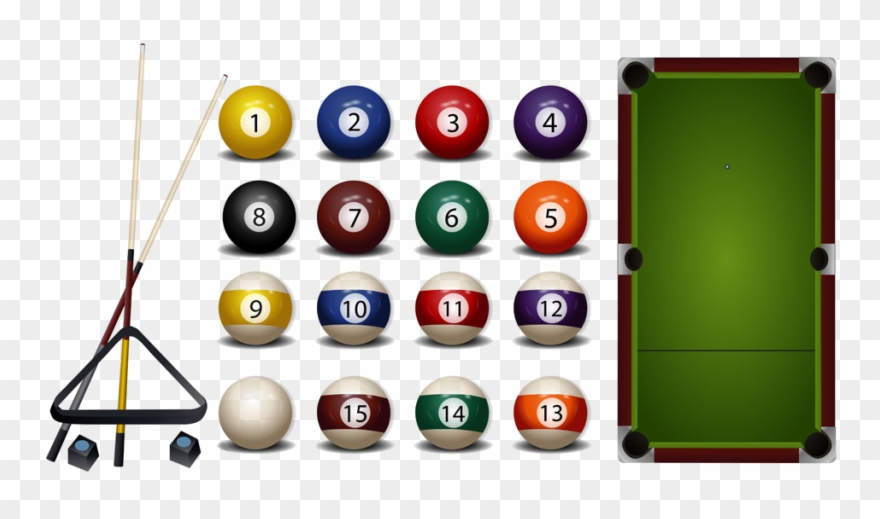 Clip Art Billiard Posters - Png Download
