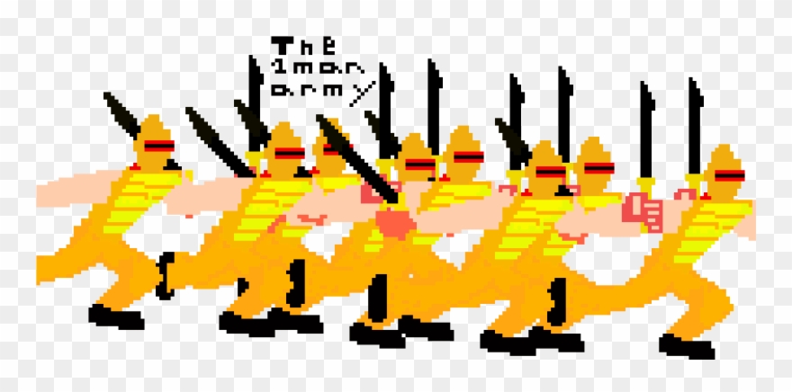 1 Man Army Clipart
