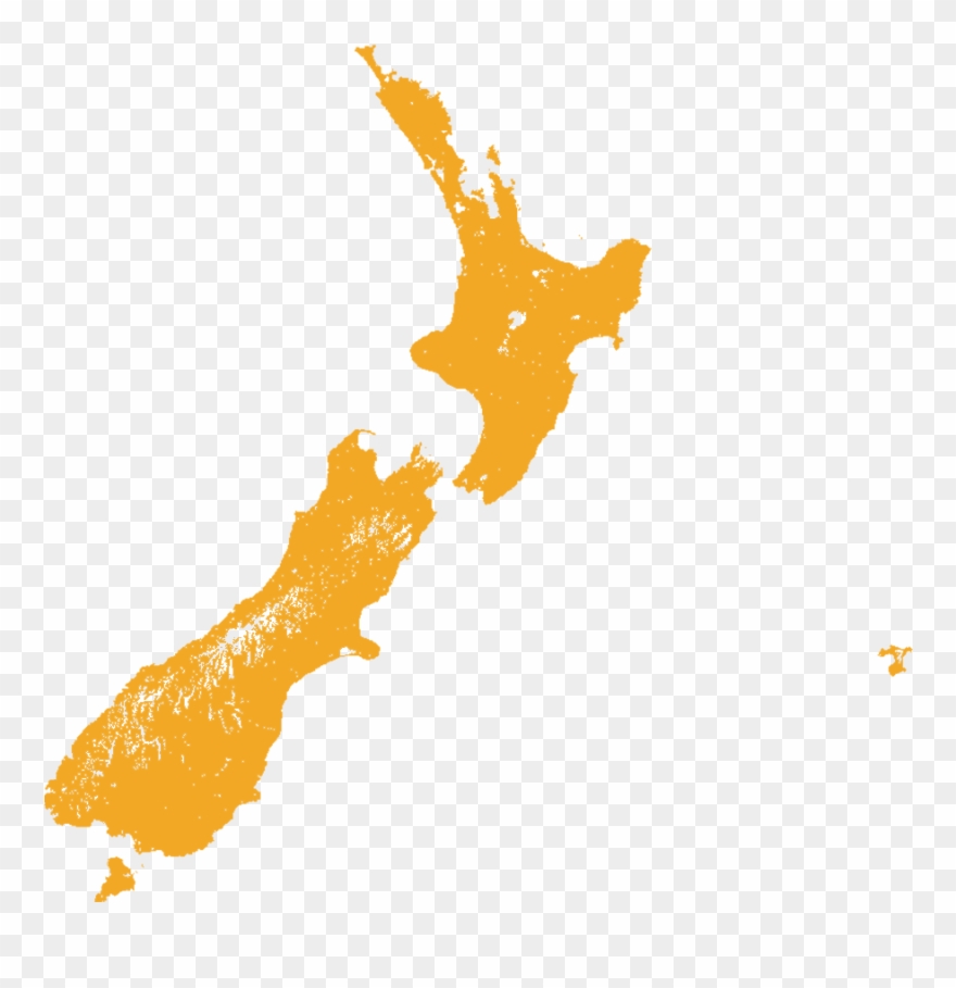 Little Spotted Kiwi - Queenstown On New Zealand Map Clipart