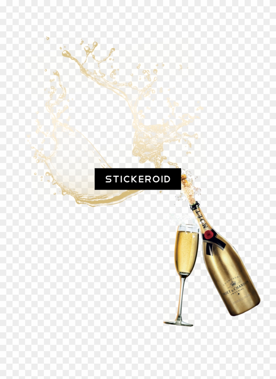 Champagne Popping Drink - Champagne Clipart