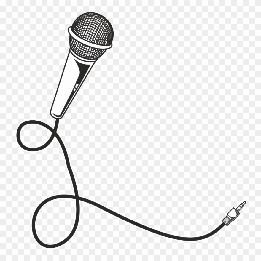 Free White Location Icon Customize And Download White - Microphone Drawing Clipart