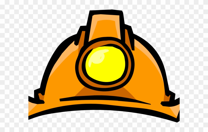 Helmet Clipart Miner - Hard Hat Club Penguin - Png Download