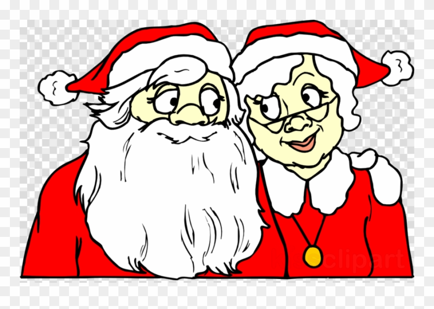 Mr And Mrs Claus Clipart Santa Claus Mrs - Mrs Claus Clip Art - Png Download