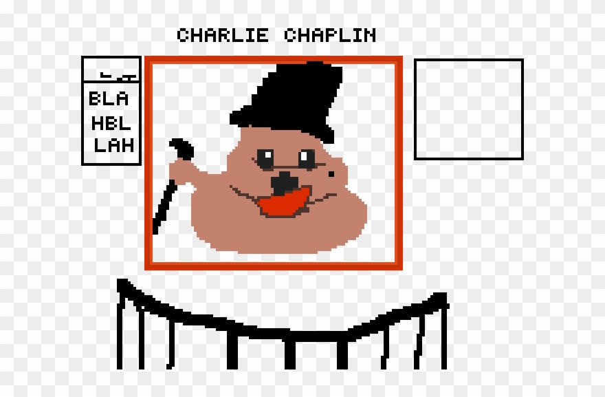 Charlie Chaplin In Pooph Form - Cartoon Clipart