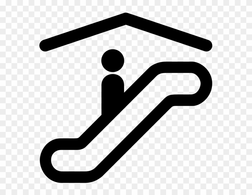 Aiga Escalator Covered - Escalator Icon Clipart